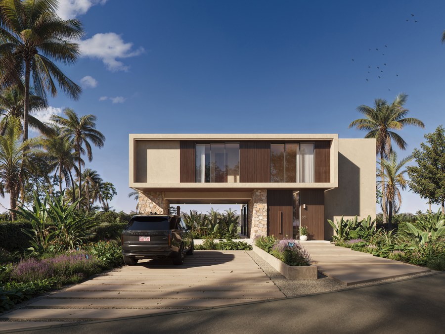 Villa-impressie in Paraguay