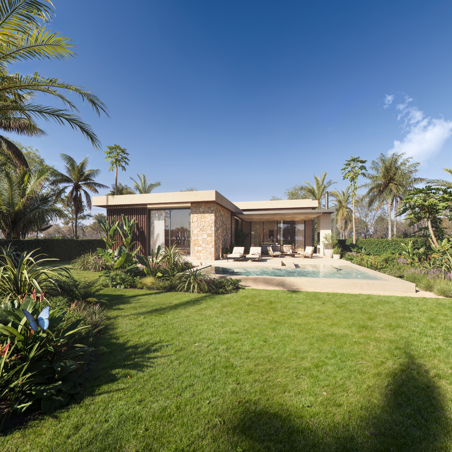Villa Nativa, Achterkant